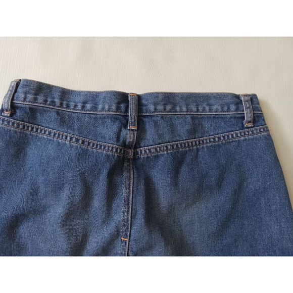 Vintage 2003 GAP Blue Medium Wash Knee Length Aline Denim Skirt Women's Size 6 - Picture 10 of 12